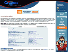 Tablet Screenshot of journalseek.net